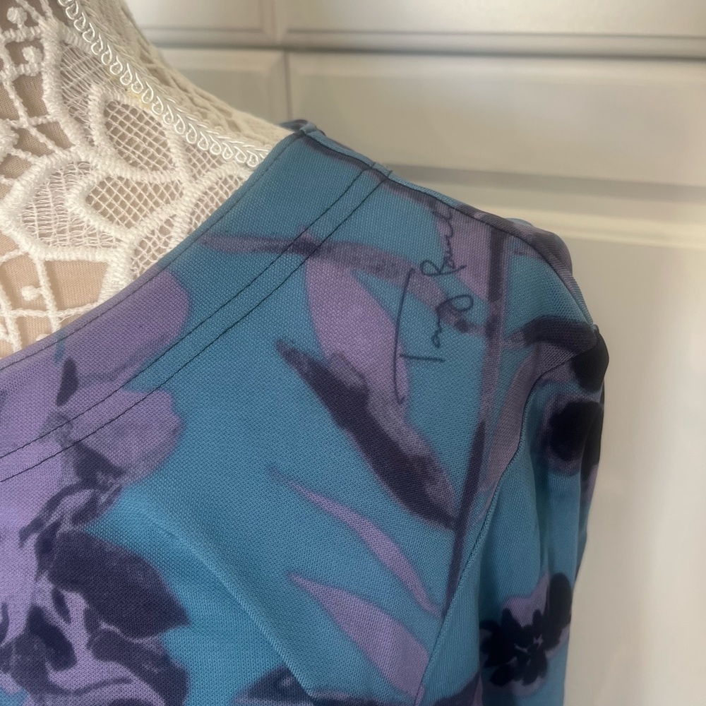 Tory Burch Floral Long Sleeve Dress - Picture 2 of 9